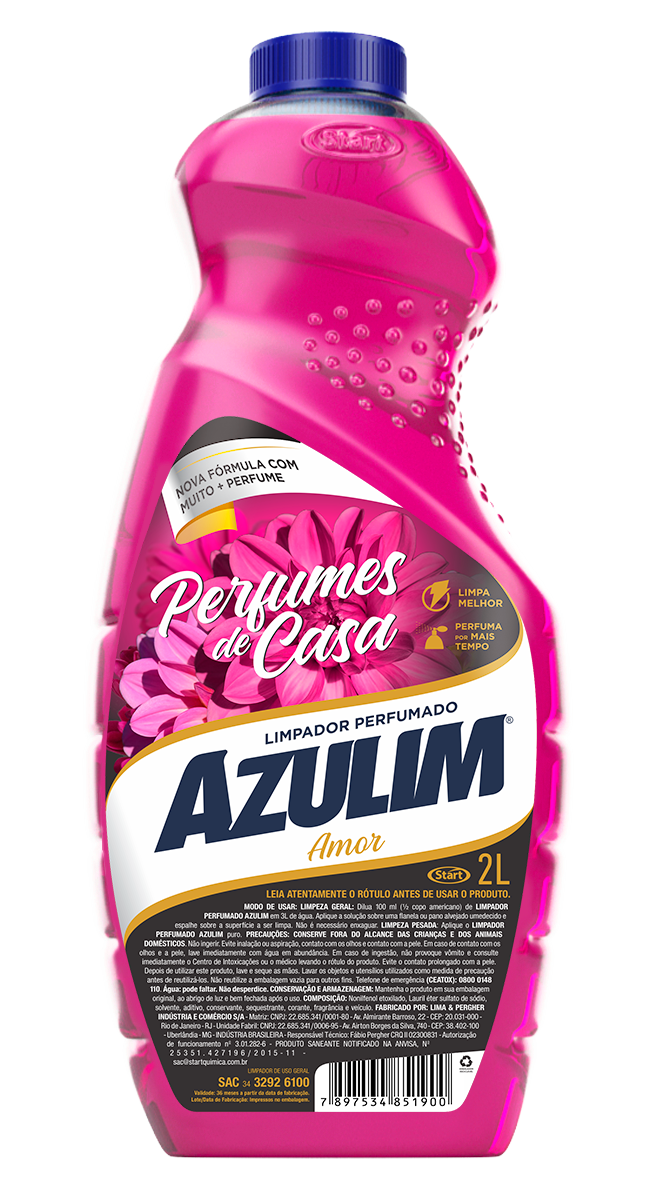 Imagem do produto Limpador Perfumado Amor AZULIM 2L